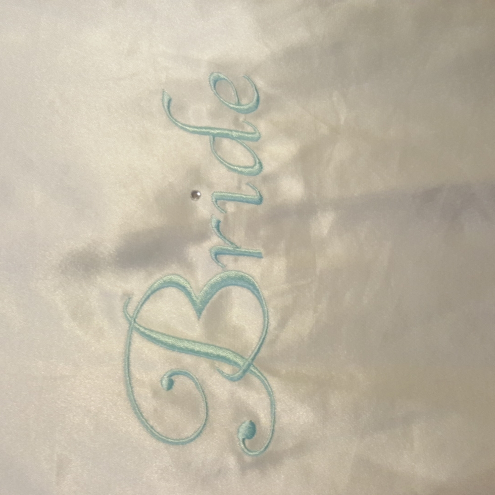 Secret Treasures Womens Robe "Bride" Embroidered